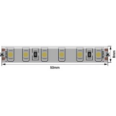Влагозащитная светодиодная лента IQLED 9,6W 3528 SMD 120LED/m IP65 Влагозащитная светодиодная лента IQLED 9,6W 3528 SMD 120LED/m IP65