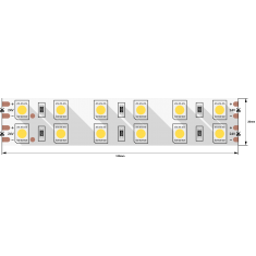 Светодиодная лента IQLED 19,2W 5050 SMD 120LED/m IP33 Светодиодная лента IQLED 19,2W 5050 SMD 120LED/m IP33