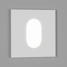 Настенный встраиваемый светодиодный светильник IQLED для подсветки 3Вт, 4500K, IP20 белый IQ3013