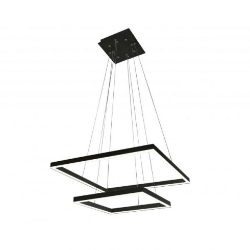 Люстра подвесная светодиодная IQLED Altis Black 60W (4000K)