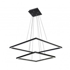 Люстра подвесная светодиодная IQLED Altis Black 86W (4000K)