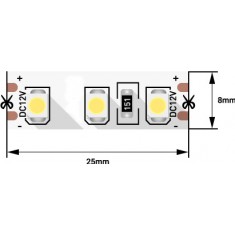 Светодиодная лента IQLED 9,6W 3528 SMD 120LED/m IP33 Светодиодная лента IQLED 9,6W 3528 SMD 120LED/m IP33