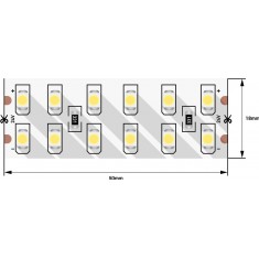 Светодиодная лента IQLED 19,2W 3528 SMD 240LED/m IP33 Светодиодная лента IQLED 19,2W 3528 SMD 240LED/m IP33