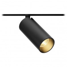 Спот для магнитной шины 10W, 1050Lm, Osram, 3000K теплый свет, 90Ra, DC48V, черный матовый
